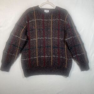 Jacobson’s Vintage 100% Virgin Wool Sweater Men’s M Uruguay Multicolor Textured
